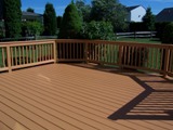 Pressure Treated Deck Stained